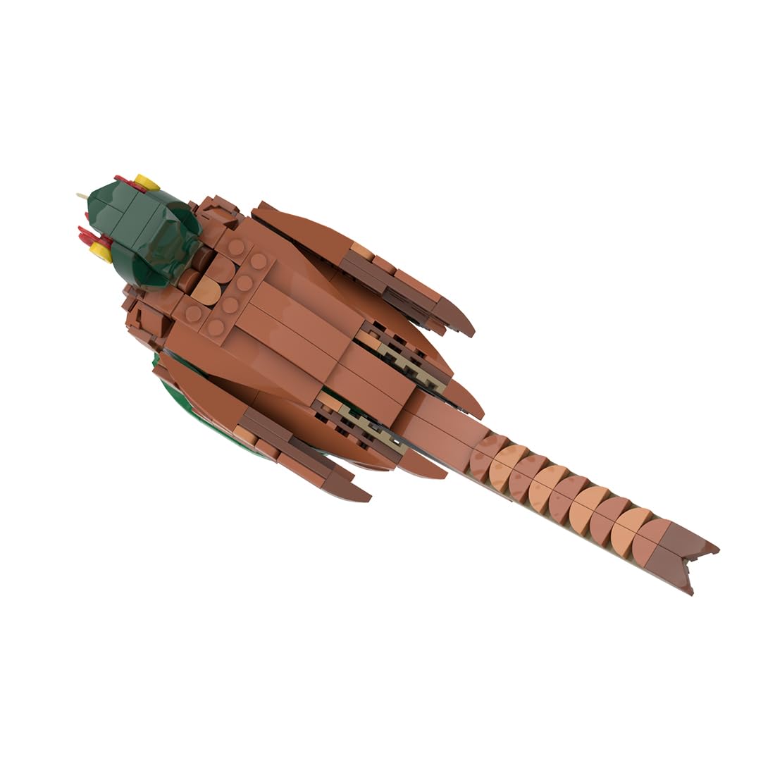 MOC-183592 Zestaw klocków z podstawą, model o tematyce zwierzęcej, zestaw do budowania dla dorosłych, dekoracja domu i biura, prezent dla niej lub dla niego (379 sztuk)