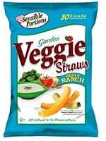 Algopix Similar Product 10 - Sensible Portions Veggie Straws Ranch