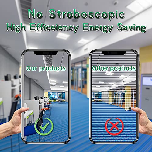 Superiorly 2Pack 4 Foot Led Magnetic Strip Retrofit Kit,36W Magnetic Mount 4Ft Led Tube,5400Lm,3500K Warm Light,T8 T10 T12 Fluorescent Replacement,Transparent Cover,100-277V #TOP3