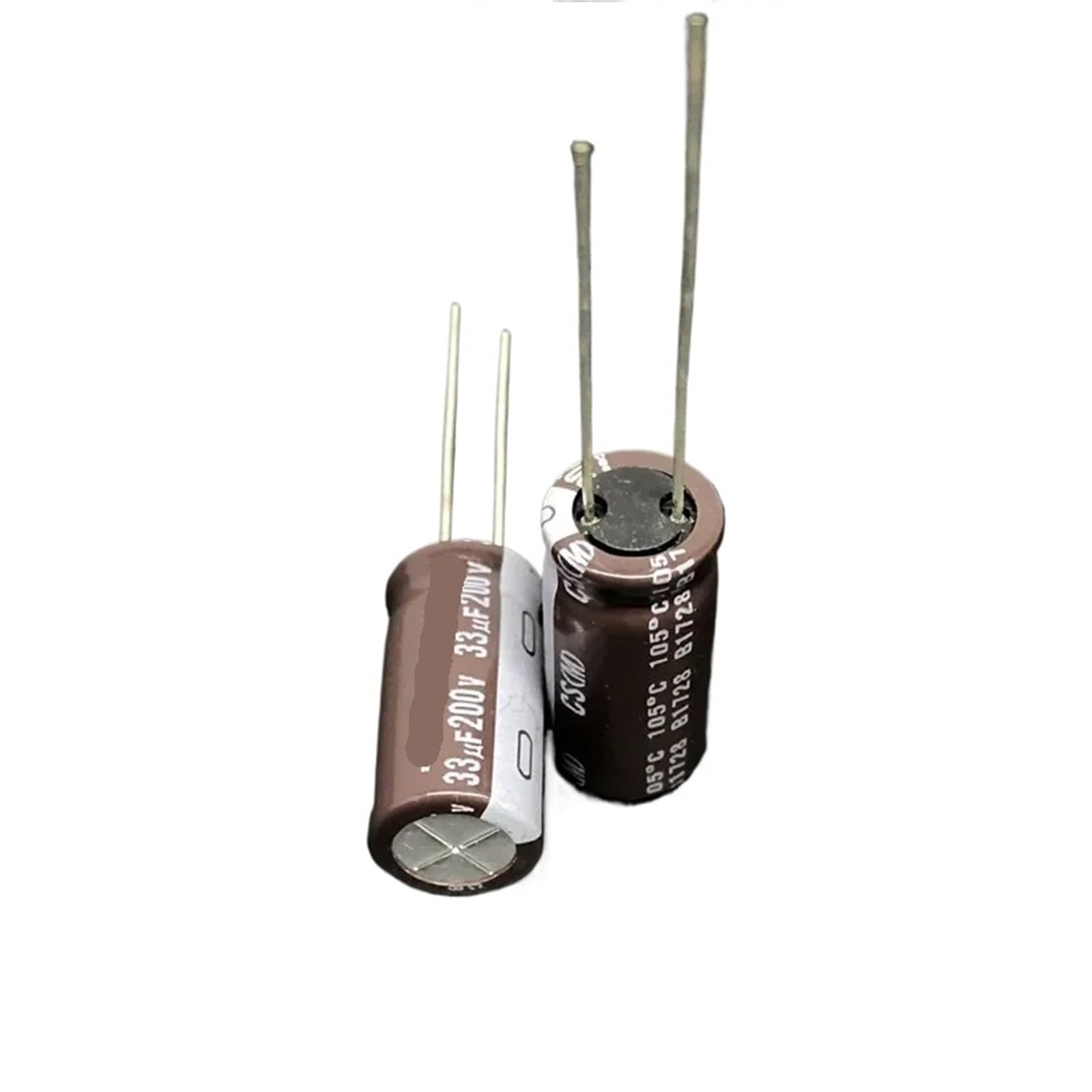 Kondensator elektrolityczny o wysokim natężeniu prądu 5 sztuk/50 sztuk 33uF 200 V 10 x 20 mm (50 sztuk)