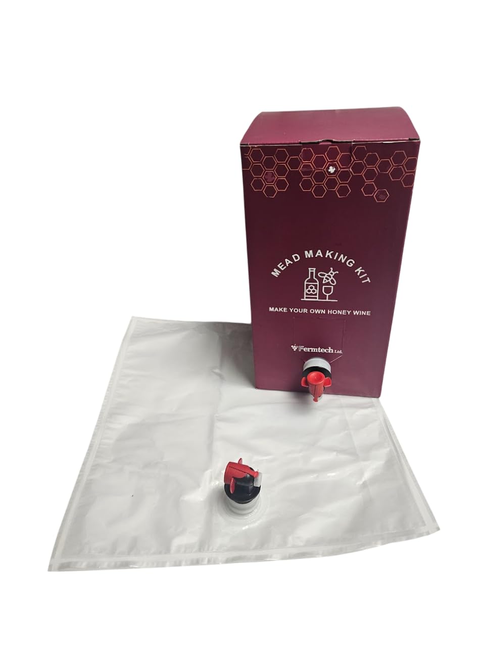 Kit de fabrication d'hydromel standard de 15 pièces – Kit réutilisable pour faire votre propre hydromel – Rendement de 3,8 l d'hydromel | Compatibilité bière, vin, fruits, vin, kombucha