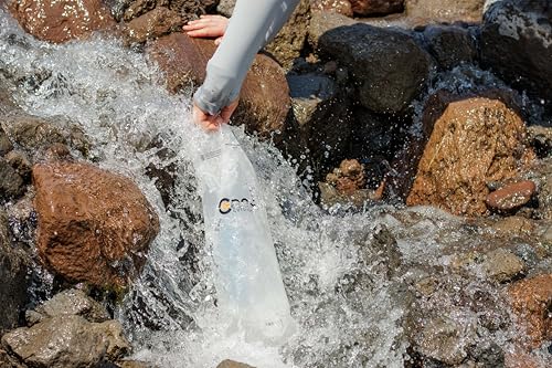 Image of Vecto Water Collection and Filtration Bag (2L, 3L) - 28mm Neck Compatible with Popular Filters - Wide Opening for Easy Water Collection - Lightweight, Compact, Durable Tethered Cap and Slider