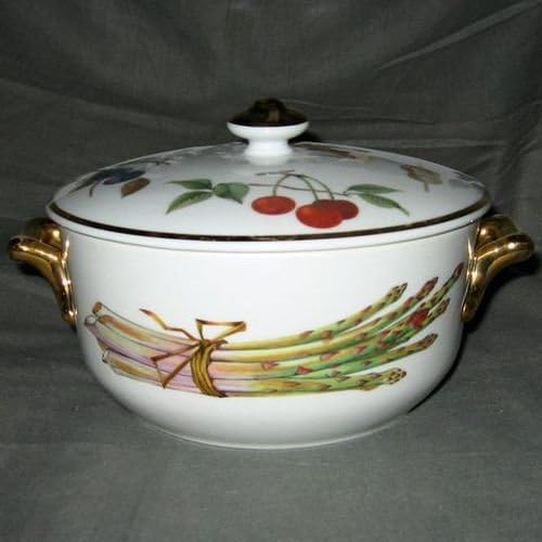 Royal Worcester Evesham Gold Round Covered Casserole