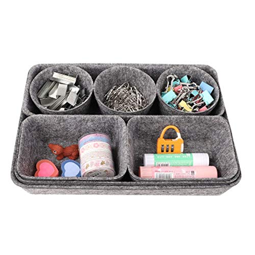 Foldable Storage Cubes Cube Storage Bins With Dual Handles,Overlapping Storage Basket, Personalized Creative Storage Blue Felt Storage Baskets for Cube Organizer, Shelves, Closet, Nursery, Office ï¼ŒCan