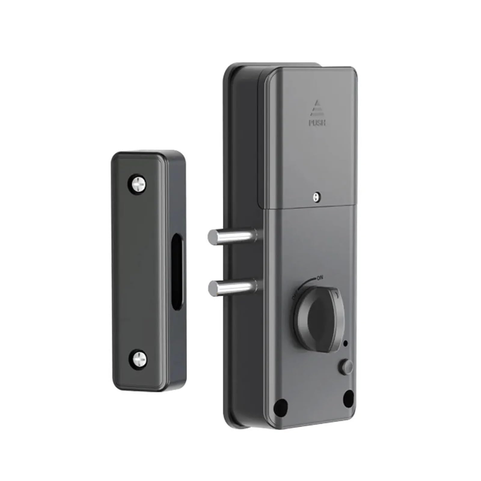 Cerradura de motor eléctrico inteligente con aplicación Tuya, cerradura de puerta de entrada sin llave, instalación invisible oculta, cerradura de tarjeta IC para puerta de madera