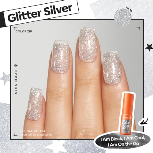 Kit de esmalte en gel negro con lámpara UV 3 en 1 miniatura 4