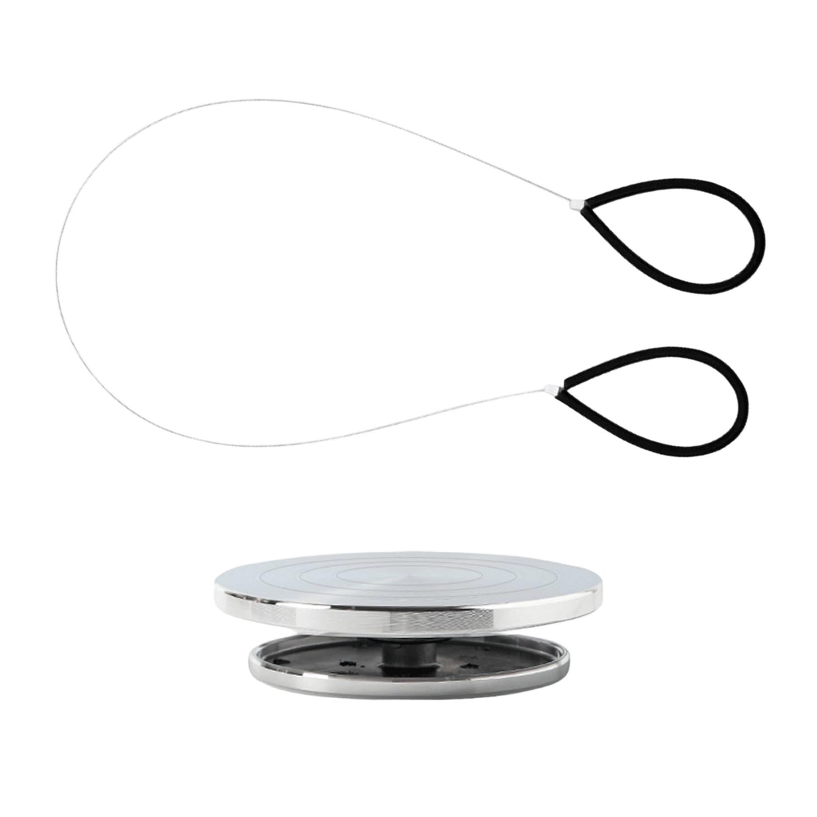 ZEPFJHE Rotating Pottery Sculpting Wheel Aluminum Alloy Clay Turntable Ceramic Turntable for Artist and Hobbyist Portable Clay