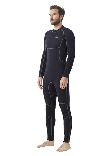 Hevto Men 3/2mm Neoprene Back Zip Wetsuit