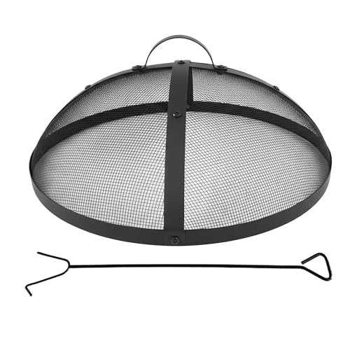 Relaxdays Protector antichispas para brasero