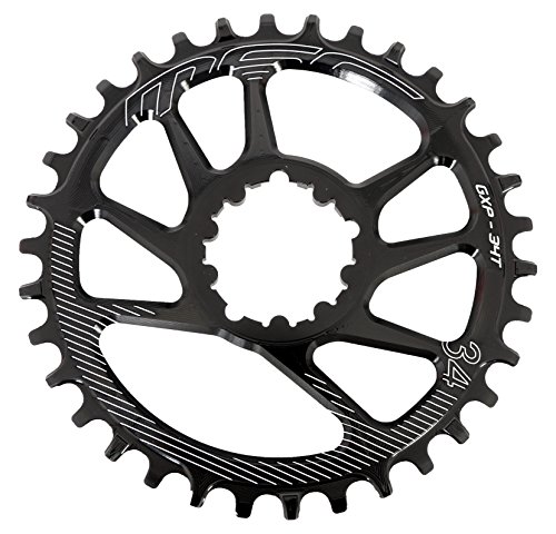 Plateau 34T MSC Bikes dmgxp noir à haut rendement et transfert de puissance maximal