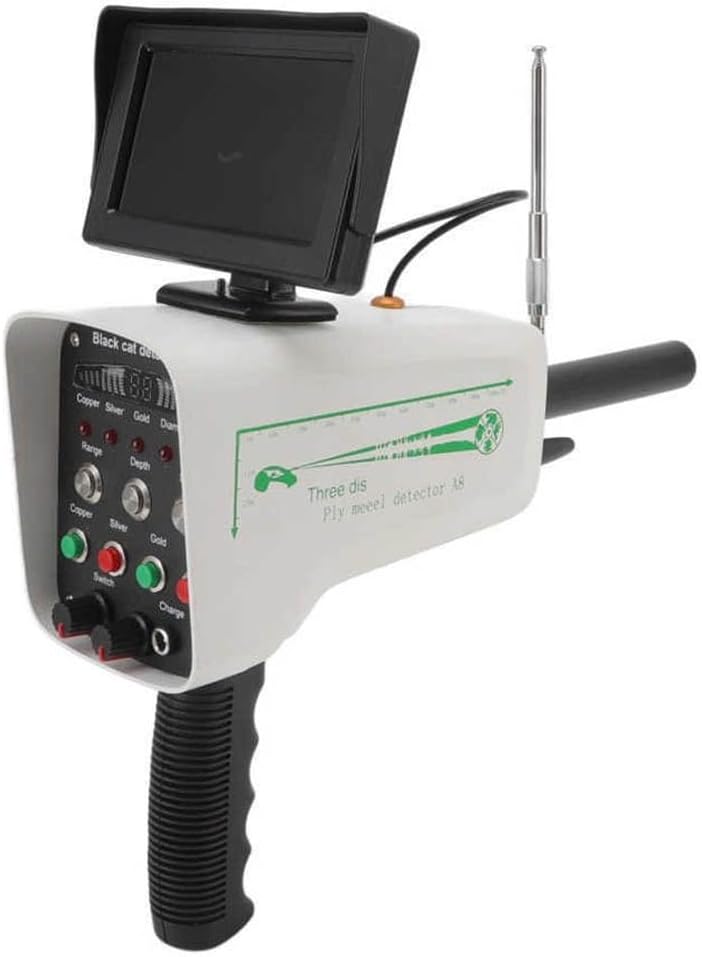 Metal Detector, Professional Smart Scanner for Copper, Silver, Gold, and Diamond - Search Range 1000 Meters, Detection Depth 30 Meters