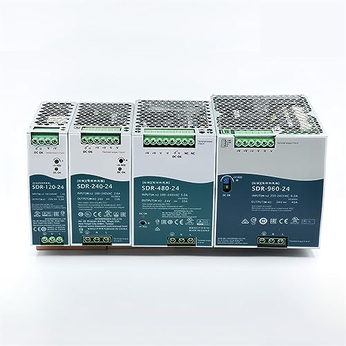 Fuente conmutada de carril Din 48V CC y 88-264V CA para cuadros eléctricos industriales 5