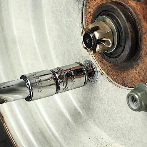Image of 8pcs M10 x 1.25mm Metric Fine Pitch Locking Wheel Hexagonal Flange Nuts