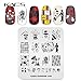 Produktbild KADS Nail Art Stamping Plates Fashion Stamping Templates Poker Rose Manicure Print Image Templates (FA046)