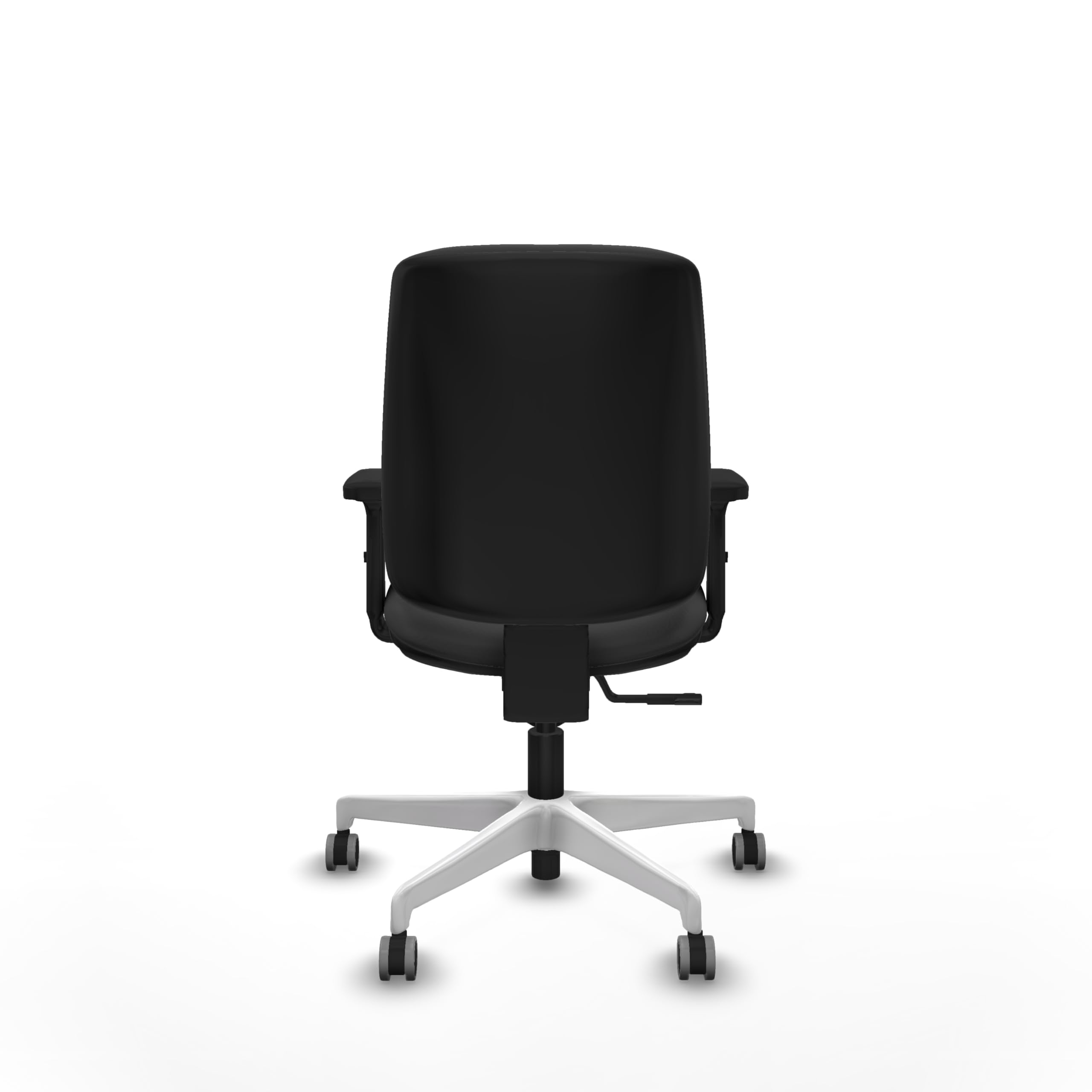 Piqueras y Crespo - Silla Administrativa Alares con Brazos 2D. Equipado con Sincro 4 Posiciones y Espuma Inyectada. con Ruedas 65 Mm Parqué. Gris Oscuro