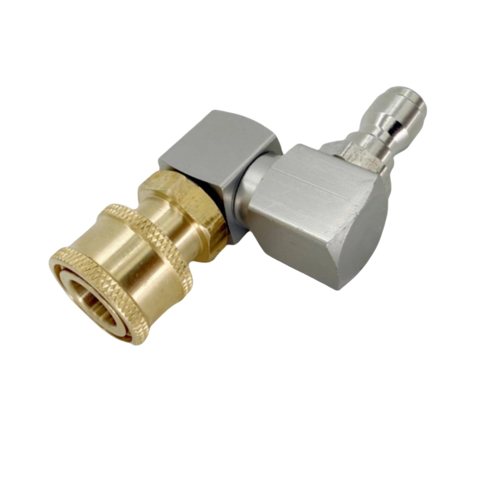 QIAOLIDA 360 Degree Rotating High Pressure Quick Connection Nozzle For Water Hose With 1/4 Inch Fast Release Fitting Metal Constr