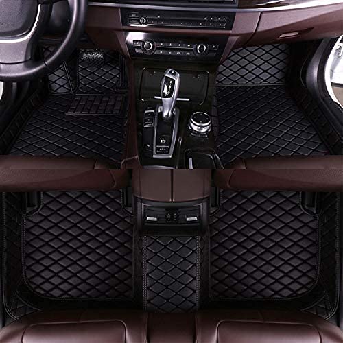 Car Floor Mats Fit for Kia All Models, Custom for Sedan SUV Hatchback Coupe Mats, Automotive Liners Non-Slip All Weather Full Coverage Protection Floor Carpets Black
