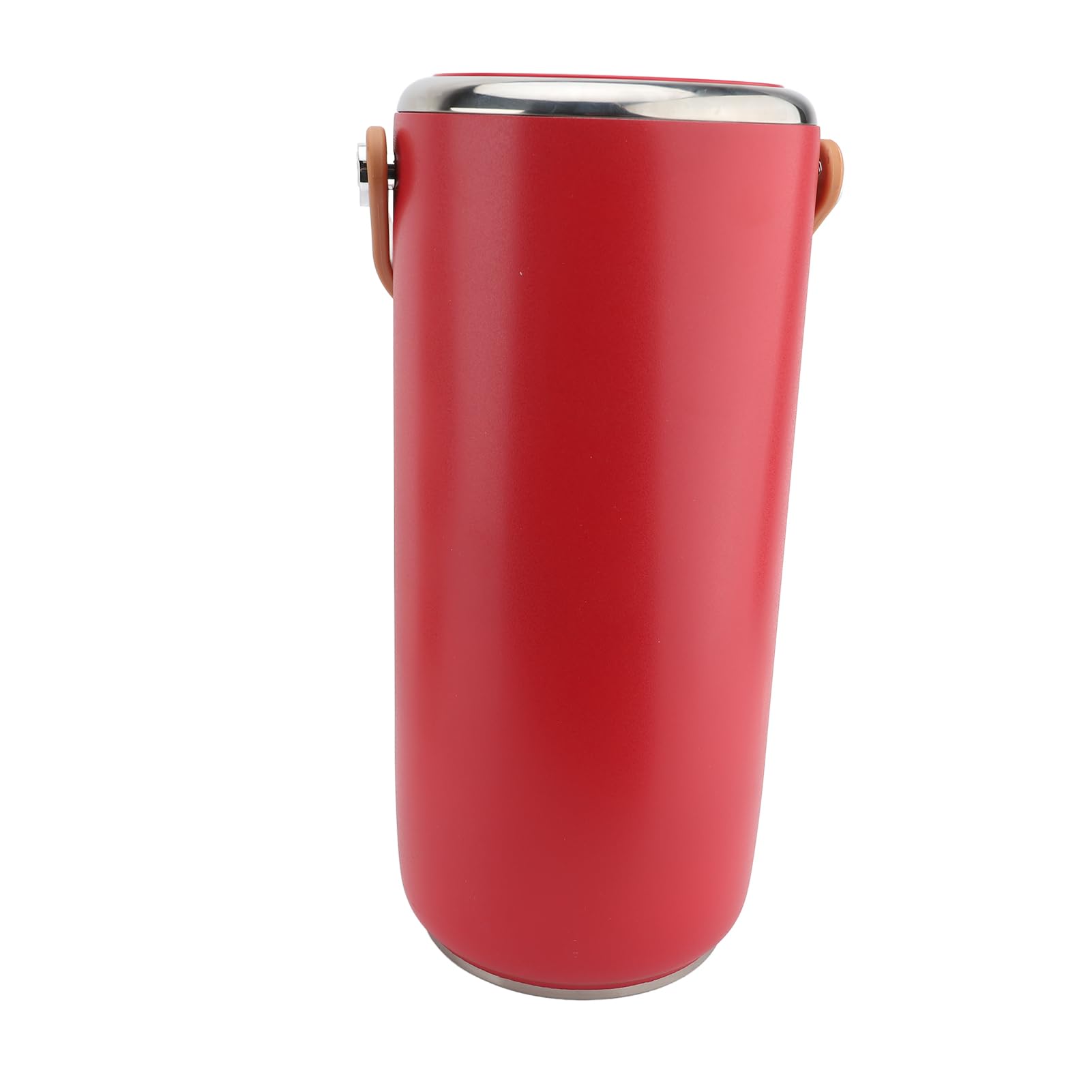 Pot Alimentaire isolé en Acier Inoxydable 3,4 L, Récipient (rouge) | Intérieur en Acier Inoxydable 304, Rétention de Chaleur de 6 à 8 Heures, Poignée Portable pour le Déjeuner, la Soupe et les