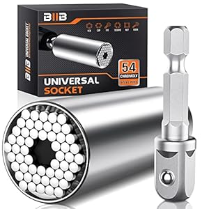 BIIB Gifts for Men, Mens Gifts for Christmas Stocking Fillers for Men, Gadgets for Men Universal Socket Wrench, Dad…