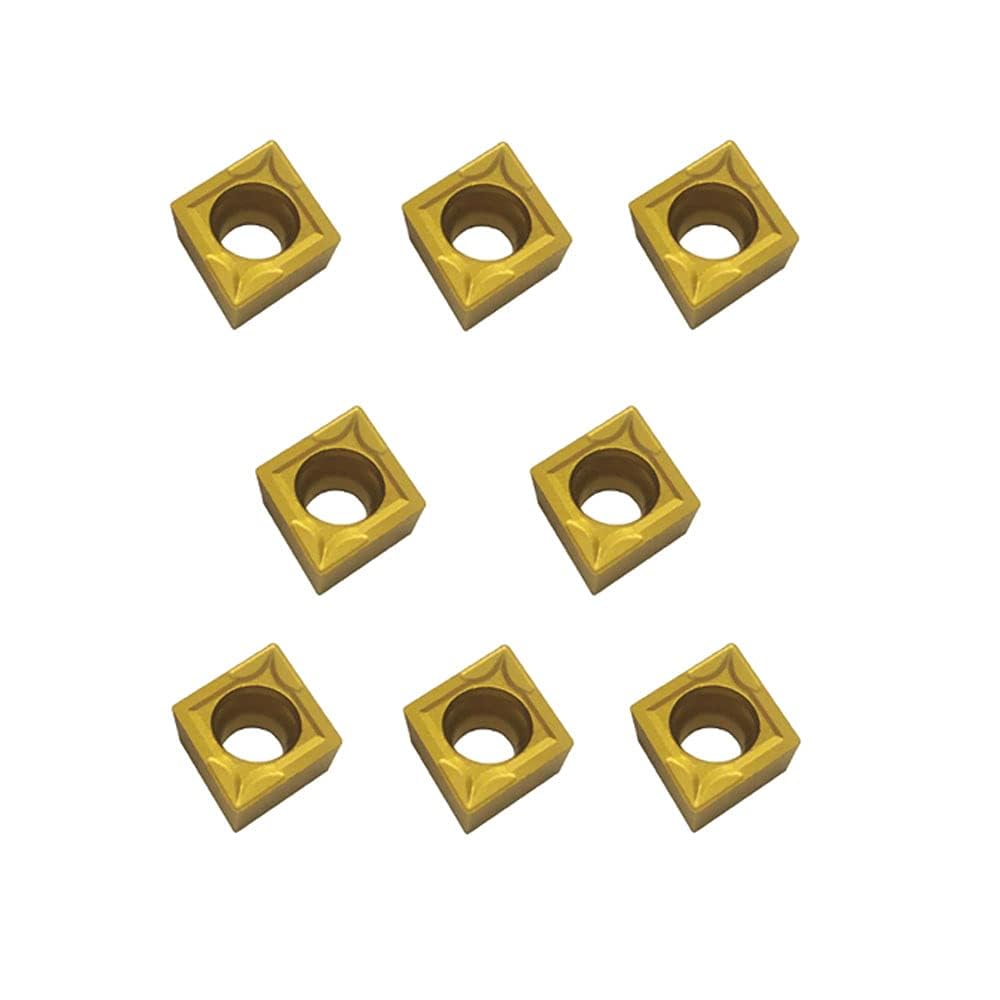 Lot de 20 inserts rotatifs CCMT09T304/CCMT32.51 en carbure de tungstène CCMT - Multicouches - Pour porte-outils rotatifs et barres de forage - CCMT09T304