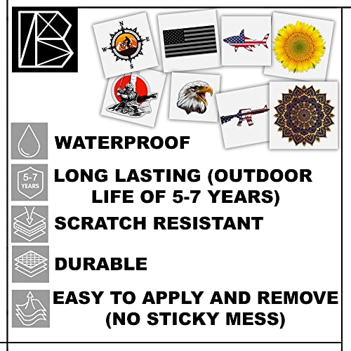 12 Pack Bitcoin Logo Sticker - BTC Bit Coin Crypto Vinyl Decal for Laptop Phone Car Small and Large (1" x 1" (12 Pack)) - Image 6