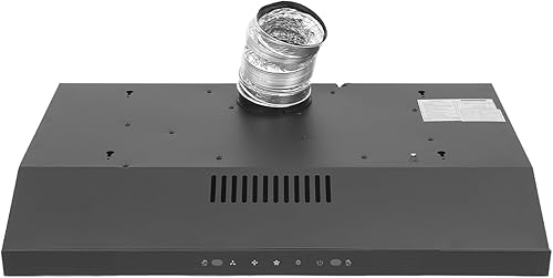 Miniatura 8 de Campana extractora debajo del gabinete de 30 pulgadas, ventilación de campana de cocina de 900 CFM con ventilador de escape de 3 velocidades,