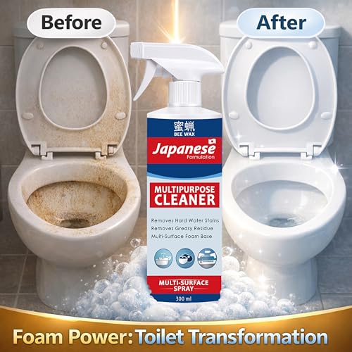 Image of Japanese Multipurpose Cleaner Stain Removal Spray | For Tiles, Sink, Bathroom, Floors & Hard Surfaces | Household Surface Cleaning Spray - 300ml (Pack 1)