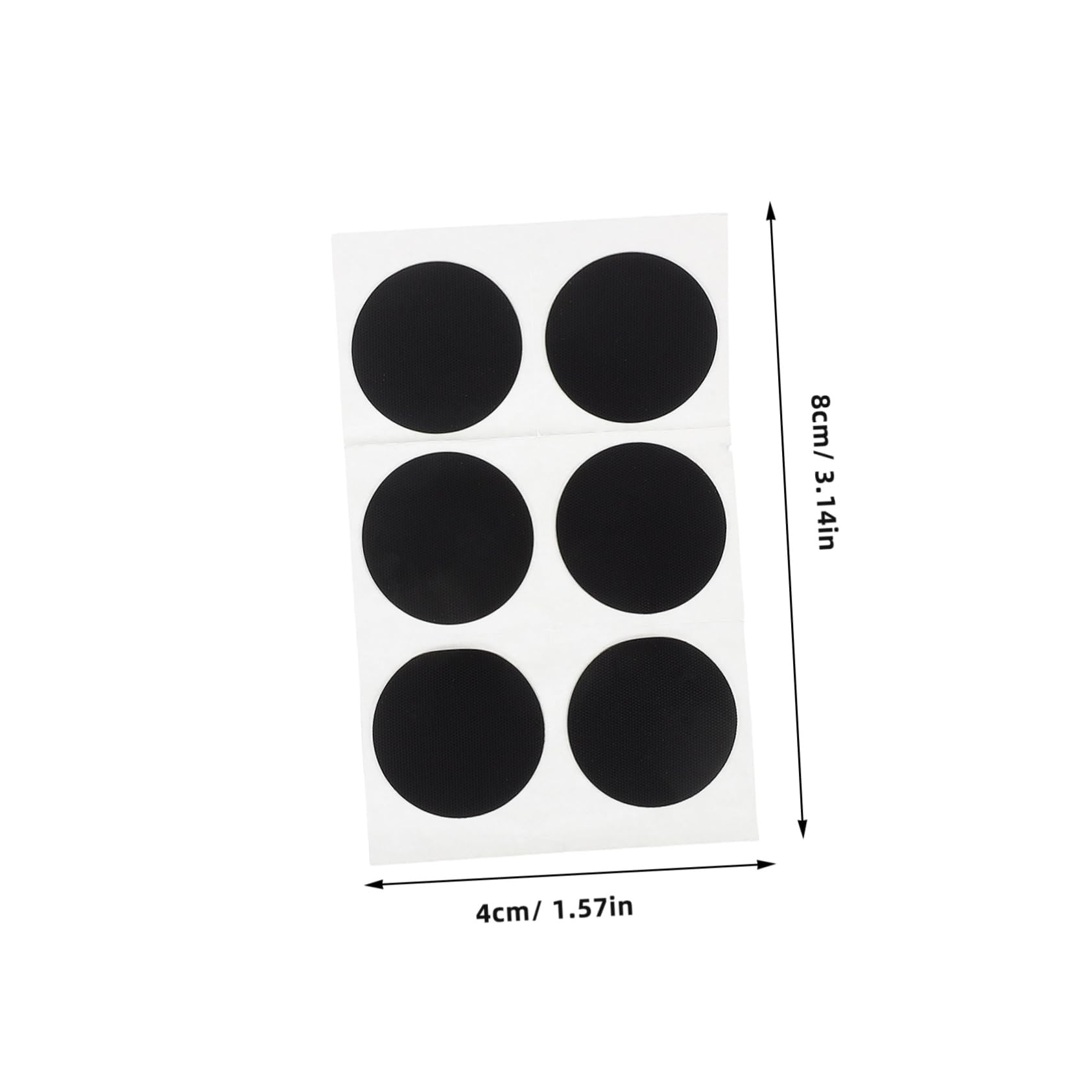 Abaodam 60pcs Bike Tire Repair Patches Self-Adhesive Patch Kit for Bicycle Tube Repair Easy to Use for Road and Mountain Bikes