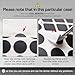JIEHENG Light Blocking Stickers,Blackout Sticker for Electronic,2 Sheets Cover White and Black, LED Covers,100% Blocking(Cut and Whole-100% Blocking All Black)