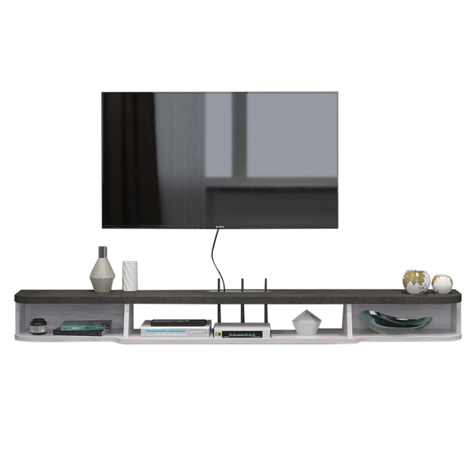 Buy Floating TV Shelf, Walled TV Console Wall TV Floating TV