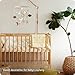 NICEMER Baby Mobile Crib,Baby Mobile for Crib Nursery Wooden Mobile for Girl or Boy Gender Neutral Handmade Mobile, Star, Cloud, Moon