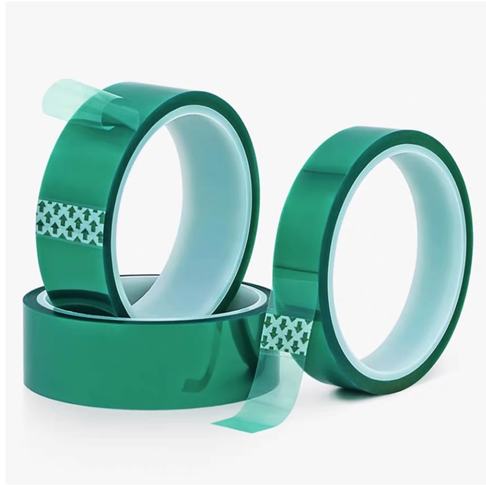 Wysokotemperaturowa zielona taśma silikonowa PET(30μmx18mmx100m-5pcs)