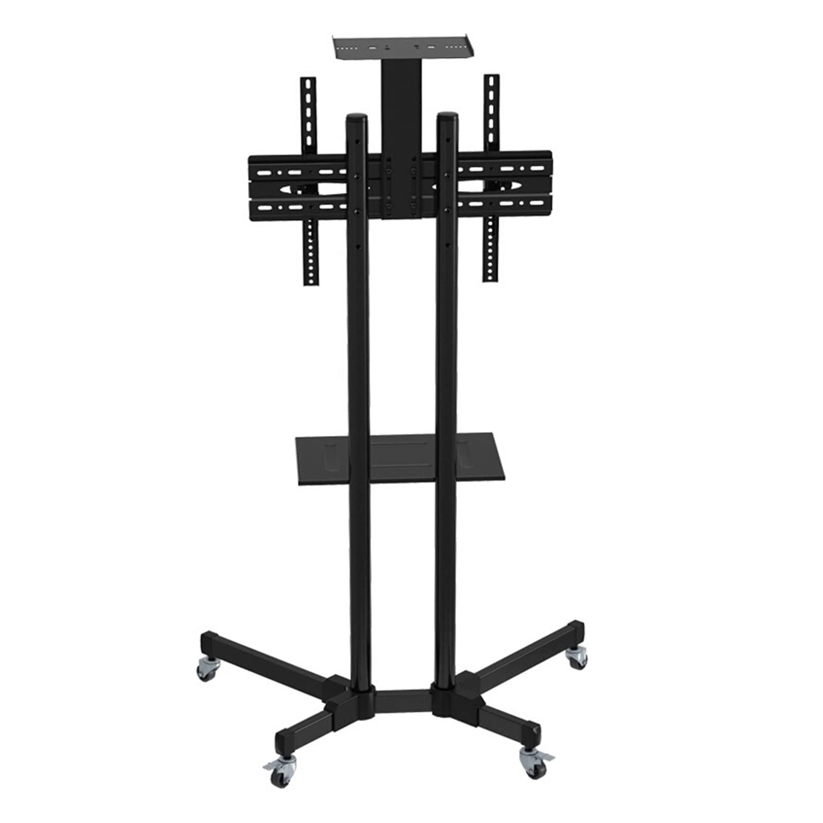 OLSKFUH Tv Cart Lifting 32"-65" Led Lcd Plasma Tv Trolley Stand With Mobile Wheels And Adjustable Av Shelf Camera Holder,