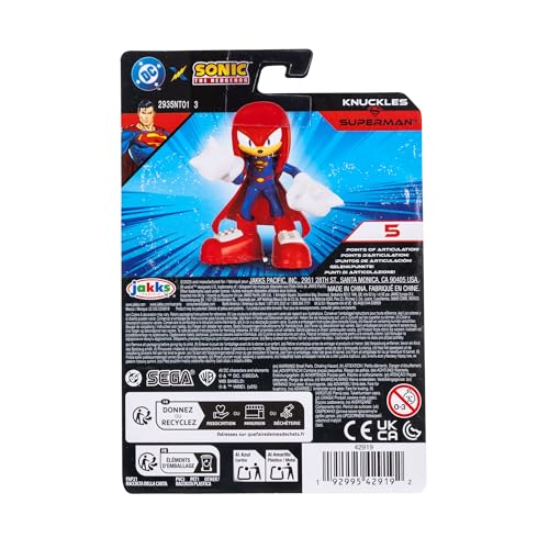 DC X Sonic Collectable 2.5 Inch Scale Action Figures Knuckles Silver Rouge Dr. Eggman Featuring Multiple Points of Articulation for Action-Packed Posing - image 8
