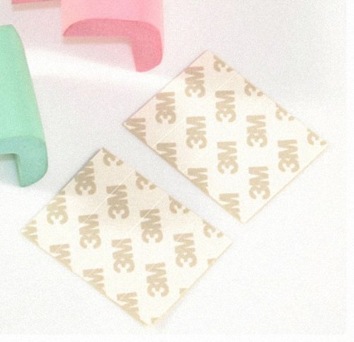 4 Pcs Baby Furniture Corner Safety Bumper Security Table Desk Corner Edge U Type Protector Guard Cushion Softener (Black) #TOP1