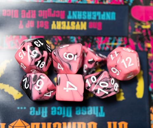 Dados poliédricos elegidos al azar para noches de DND y Magic 5