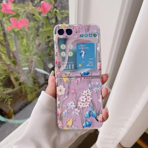 Coque Samsung Z Flip 5 transparente rigide pliante antichoc Galaxy Z Flip 3 4
