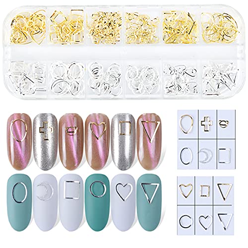 FLOFIA Nagel Glitzer Strasssteine Set 3 Boxen Nail Art Deko Nagelflocke Muschel Nagel Kunst Zubehör DIY Nageldesign… – Bild 6