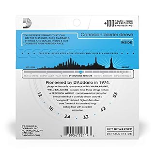 D’Addario Cordes Guitare Acoustique | Corde Guitare Folk | EJ11 | Cordes en bronze pour guitare acoustique | Bronze 80… - Les Beatles, Paul McCartney, John Lennon, RIngo Starr, George Harrison D'Addario Cordes Guitare Acoustique | Corde Guitare Folk | EJ11 | Cordes en bronze pour guitare acoustique | Bronze 80… – Image 6