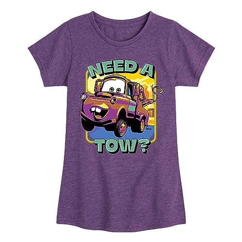 Disney Cars - Mater Need A Tow - Toddler & Youth Girls Short Sleeve Graphic T-Shirt