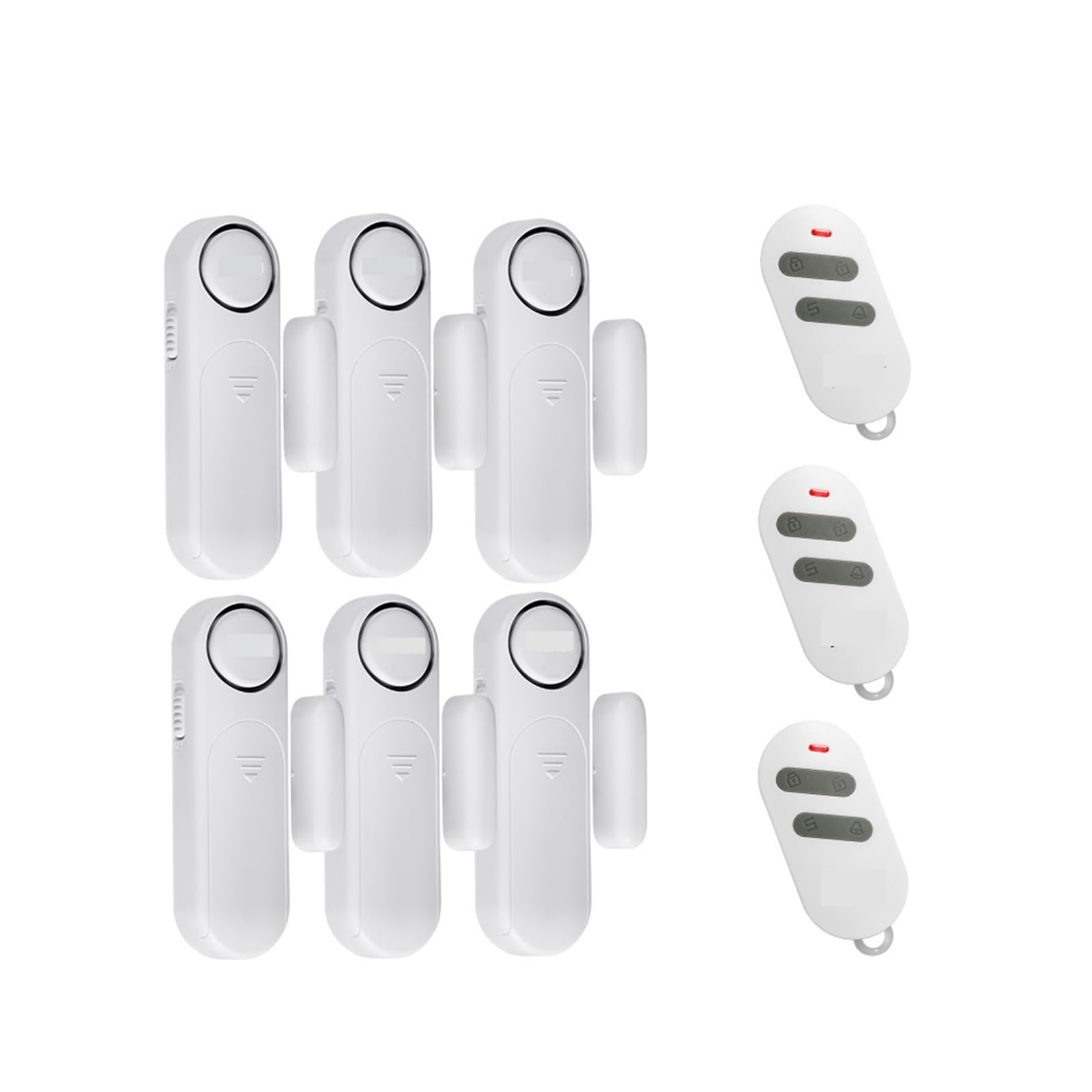 Sistema de alarma Alarma inalámbrica con Sensor magnético for puerta y ventana, 120dB, antirrobo, 300 pies, detectores de Control remoto, sistema de alarma de seguridad for el hogar Tasa cero de falso