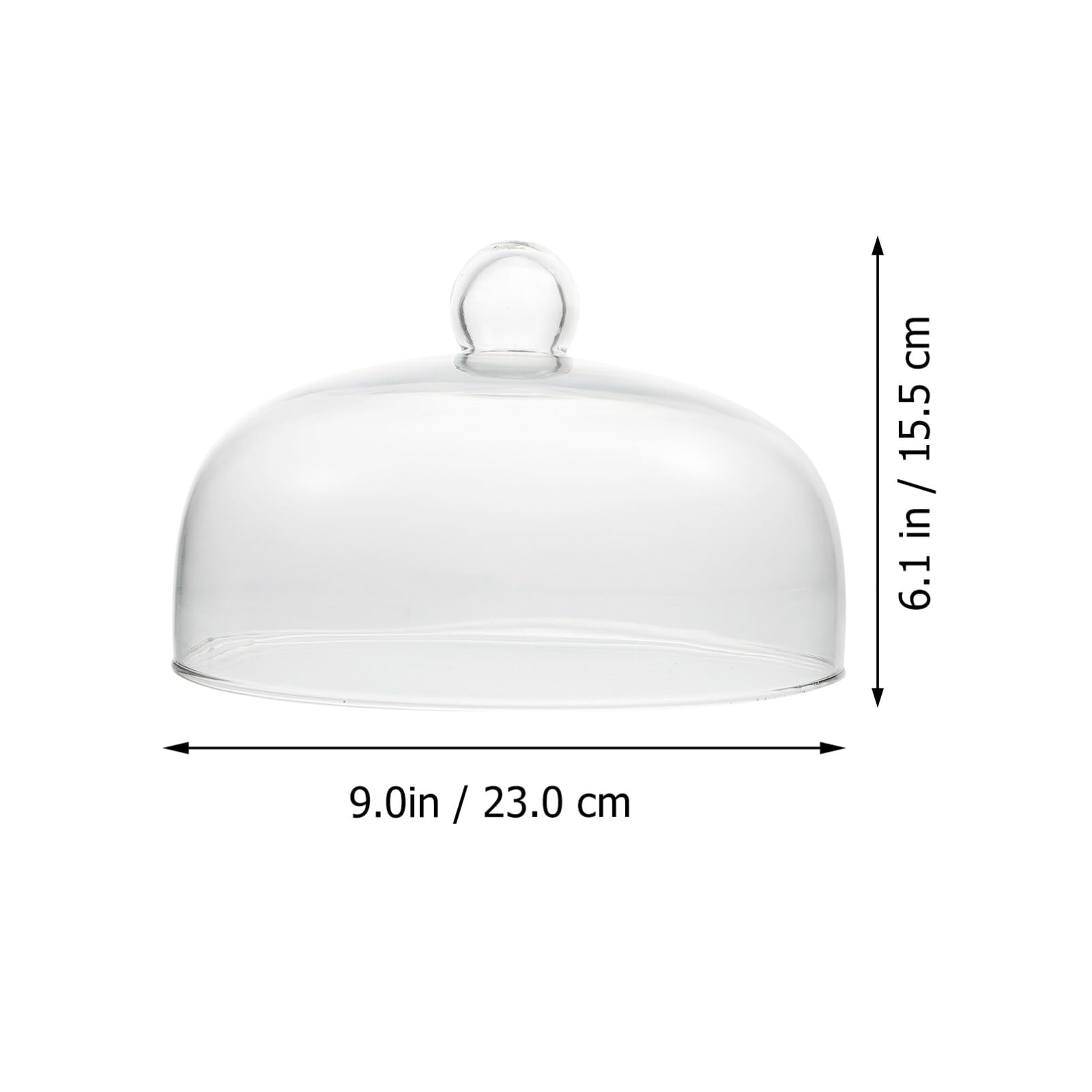 Garneck Cubierta Transparente para Pasteles Tapa Protectora Redonda para Conservar y Exhibir Postres para Fiestas y Eventos Fácil De Limpiar Diseño Práctico y Elegante