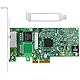 Euqvos PCIe Ethernet Network Card for Intel I350-T2 I350AM2 Chipset PCIe 2.1 x4 1Gb Dual Port RJ45 LAN Card Support Windows Server/Windows/Linux/VMware/ESX