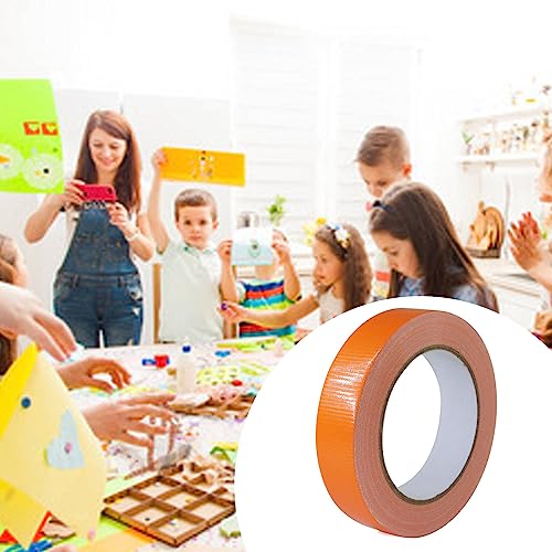 Image of Duct Tape 1 Inch Tape, Tear by Hand & Waterproof,Great for Packaging, Arts & Crafts, Color-Coding, and DIY Projects, 1 Inch x 30Yards, Orange