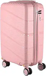 Mala de Bordo 10KG Polipropileno Inquebrável Expansível Dubai (Rose)