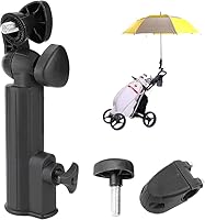 Hominas Golf Schirmhalter, Golf Push Trolley Regenschirm Halterung Nylon Verstellbare Golftrolley Regenschirmhalter für Trolleys Oder Ähnliche Trolleys