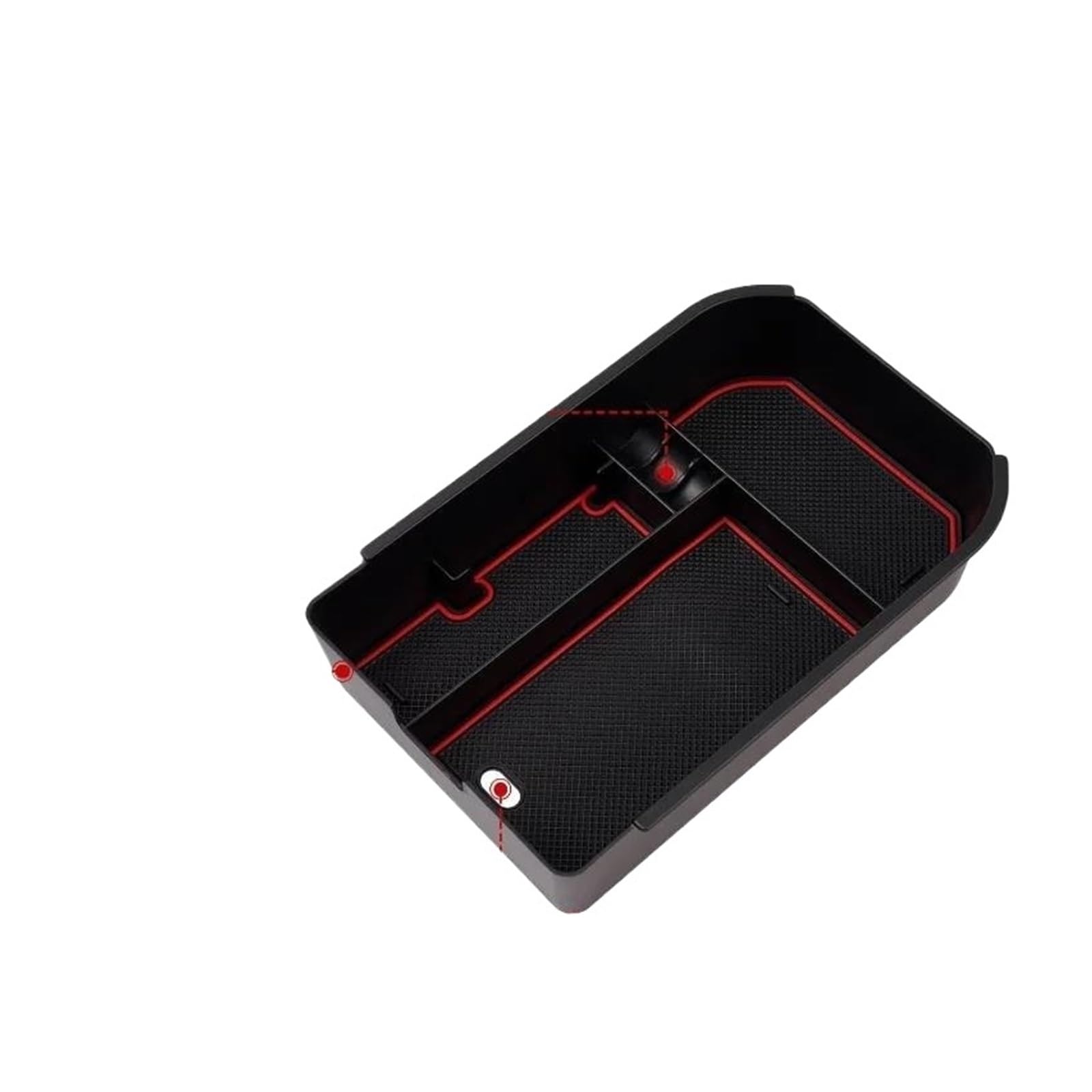EVEKHAHHRB Console Storage Box Container For 2024 2025 For Land For Cruiser 250 Center Console Organizer Armrest Storage Box Secondary Insert Tray With 2 Colo Armrest Storage Box