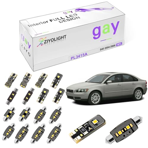 Kit de luces LED interior para Volvo S40 2004-2006