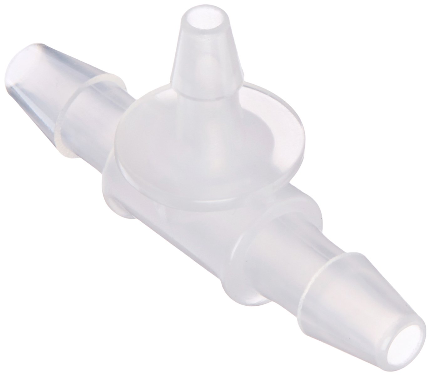 Eldon James RT2-1.5-200PP Polypropylene Reduction Tee, 1/8" x 3/32" Hose Barb (Pack of 10)