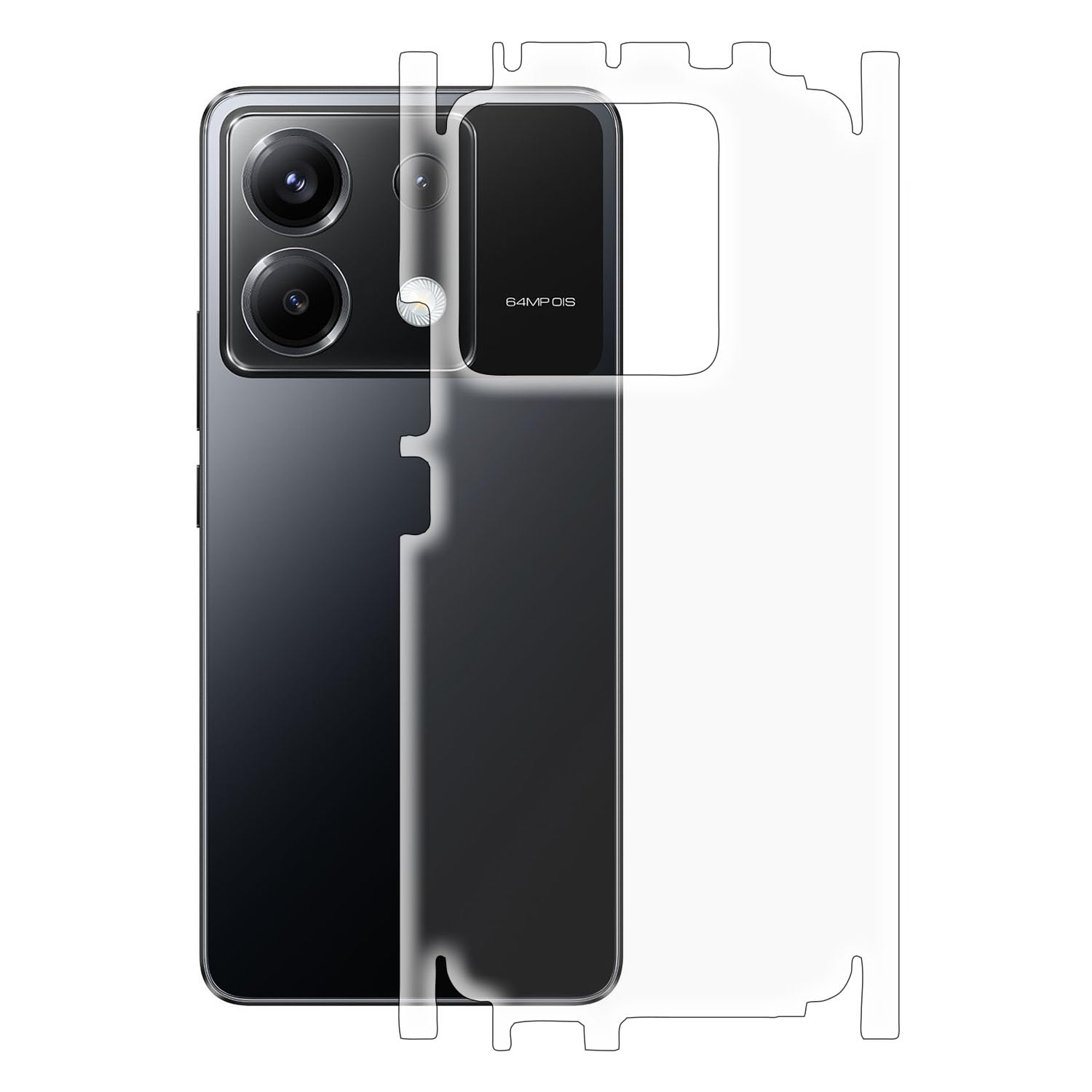 AtOdds - POCO Phone Models - Full Body 4 layer Transparent Hydrogel Membrane (NOT GLASS) Back Screen Guard Protector (Scratchproof/Self Healing) (Gloss, POCO X6 (5G)) (B0CVN7BDYC) Amazon Price History, Amazon Price Tracker